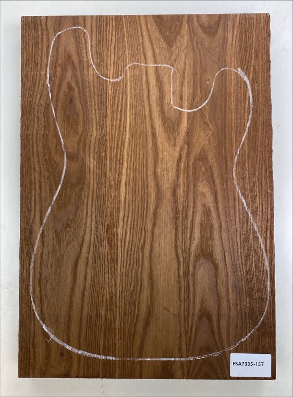 Body Swamp Ash, 3-pcs., Choco thermo-treated, Unique Piece #157